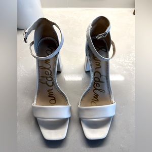 White Sam Edelman Daniella Heels